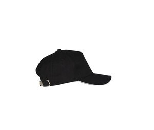 Black&Match BM910 - 100% cotton 5-panel cap
