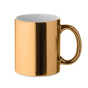 HOLLY Elegant Metallic Finish Ceramic Mug 300 ml - GiftRetail MO6607