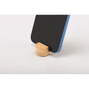 POY Eco-Friendly Bamboo Mini Smartphone Stand - GiftRetail MO6888