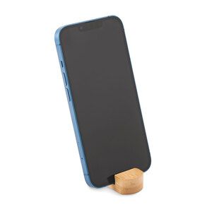 POY Eco-Friendly Bamboo Mini Smartphone Stand - GiftRetail MO6888