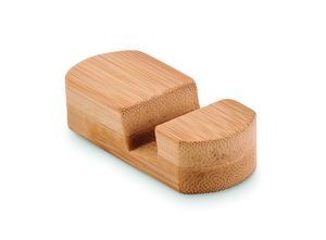 POY Eco-Friendly Bamboo Mini Smartphone Stand - GiftRetail MO6888