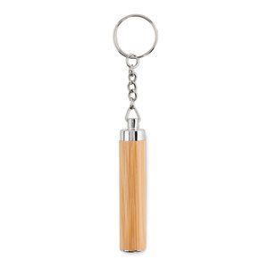 PIANTI Eco-Friendly Bamboo LED Torch with Keyring - GiftRetail MO6894