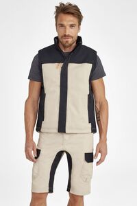 SOL'S 01562 - IMPULSE PRO Мъжки двуцветни работни бермуди шорти