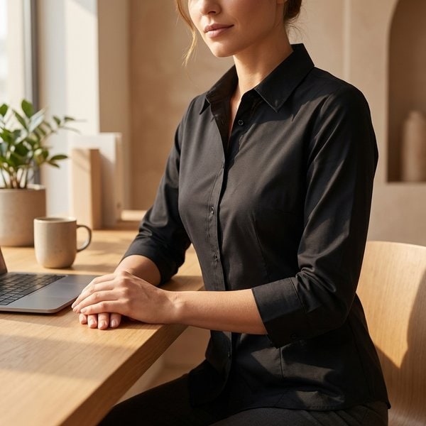 Malfini 218 - Elegant Women's Fitted Style Shirt by Malfini