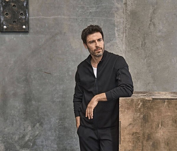 ATHLETIC FULL ZIP CARDIGAN
