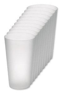 Pack of 10 GiftRetail MO9907 - FESTA LARGE - Eco-friendly and Reusable 500ml - Festival/Party Cup