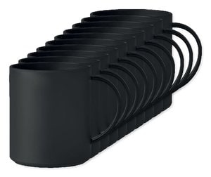 Pack of 10 GiftRetail MO6256 - MONDAY Eco-Friendly 300ml Reusable Plastic Mug