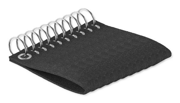 Pack of 10 GiftRetail MO6508 - SUORA RPET Eco-Friendly Rectangular RPET Felt Keyring